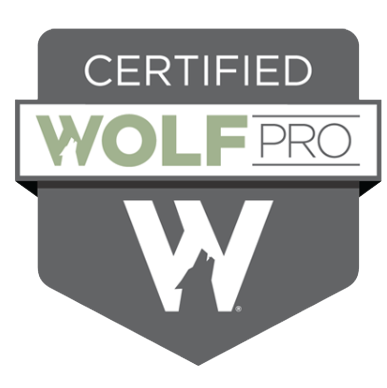 Wolf Pro Installer Certified Badge